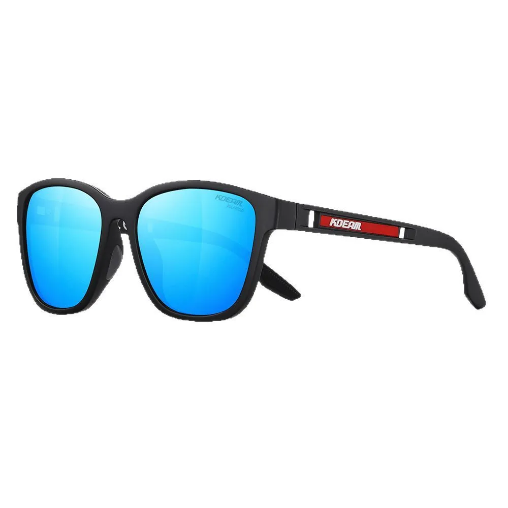 Outdoor sports sunglasses with metal hinges and TAC lenses in retro design