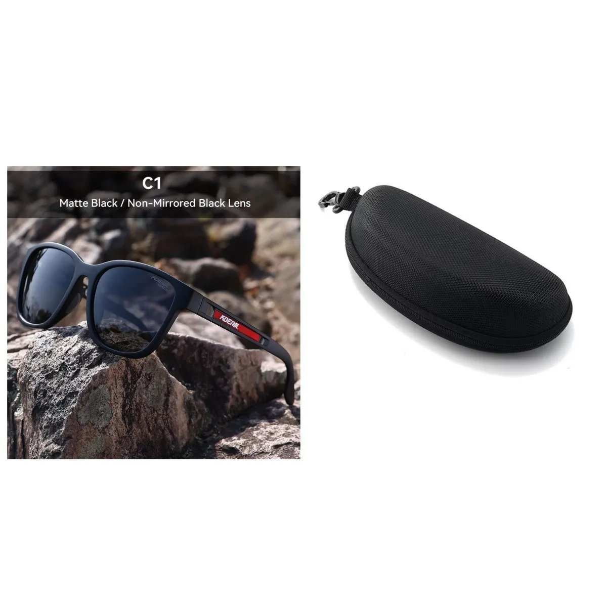 Outdoor sports sunglasses with metal hinges and TAC lenses in retro design