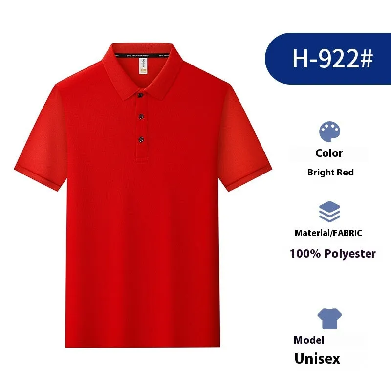 Casual lapel short sleeve polo shirt for men in solid colour with regular fit, polyester blend fabric