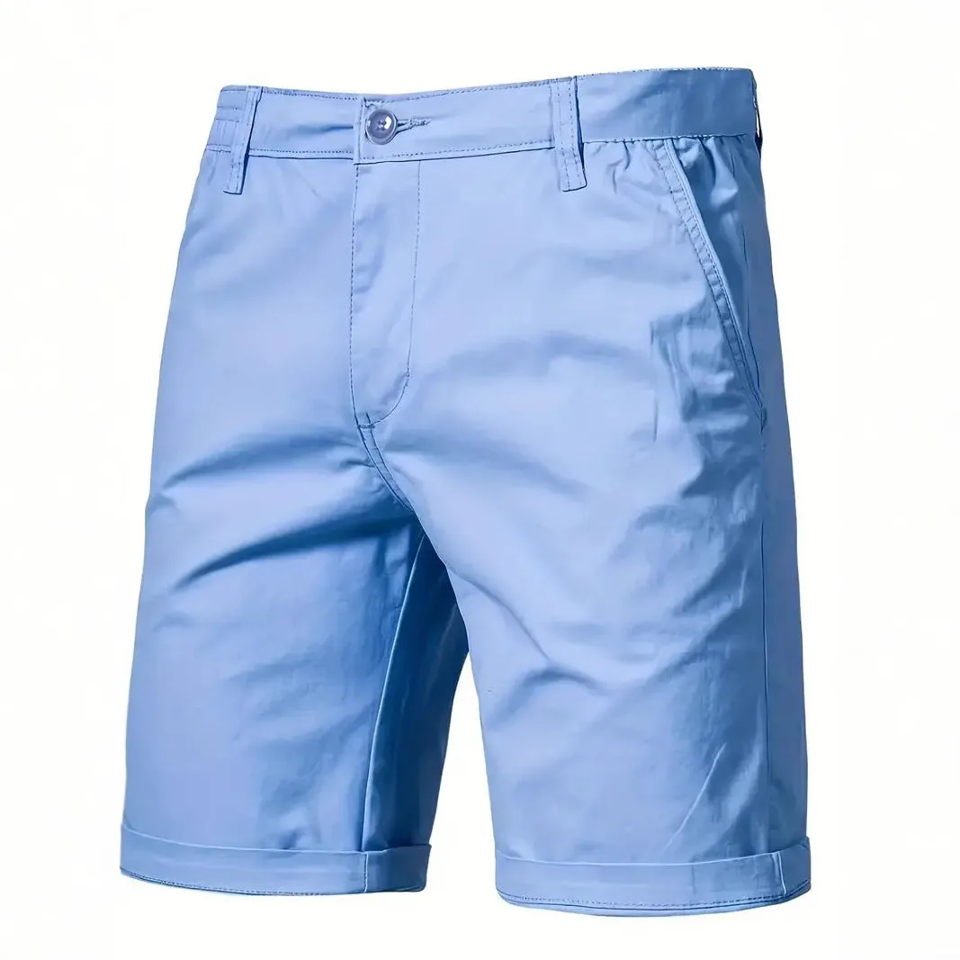 Cotton camping shorts plus size straight-leg slim cropped pants in army green