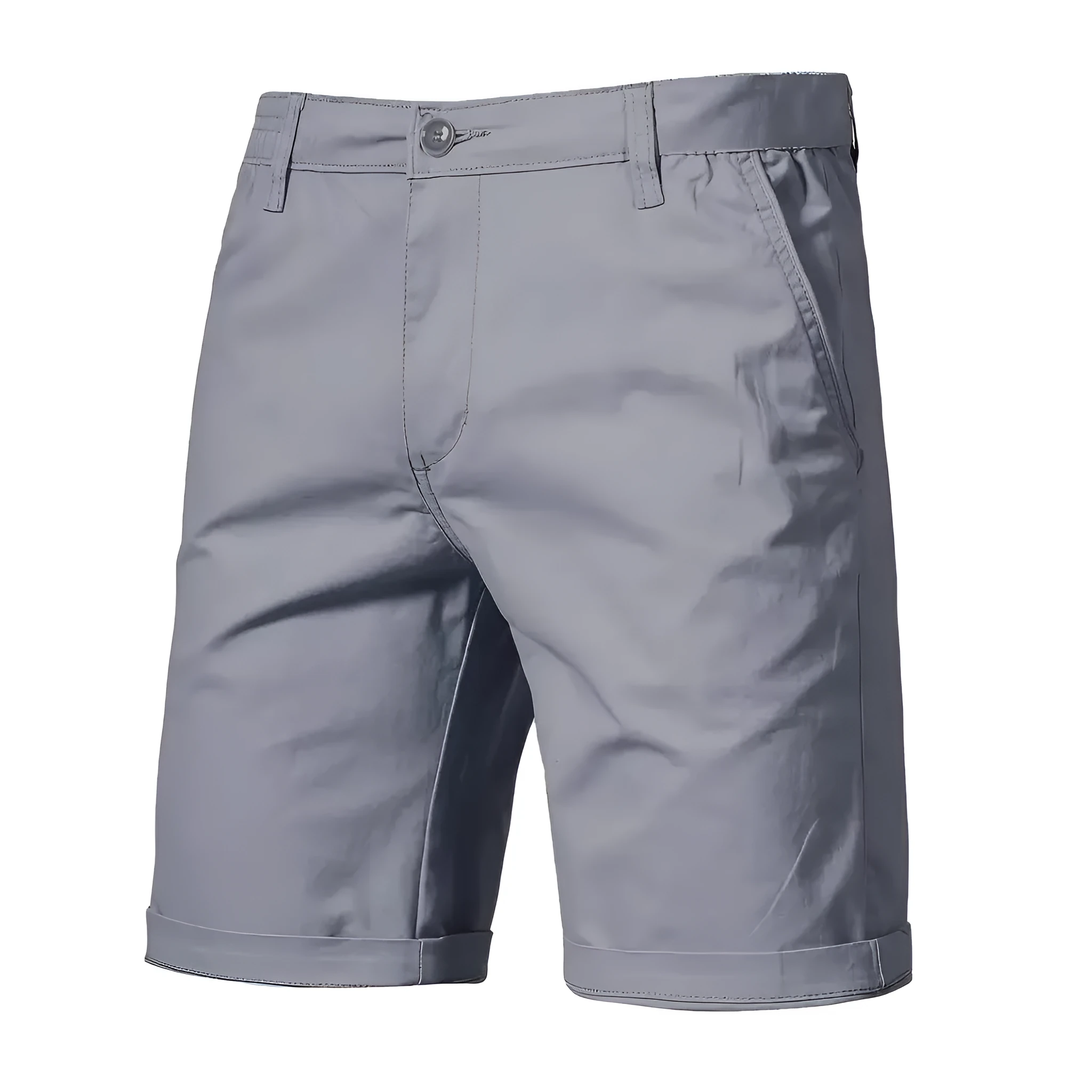 Cotton camping shorts plus size straight-leg slim cropped pants in army green