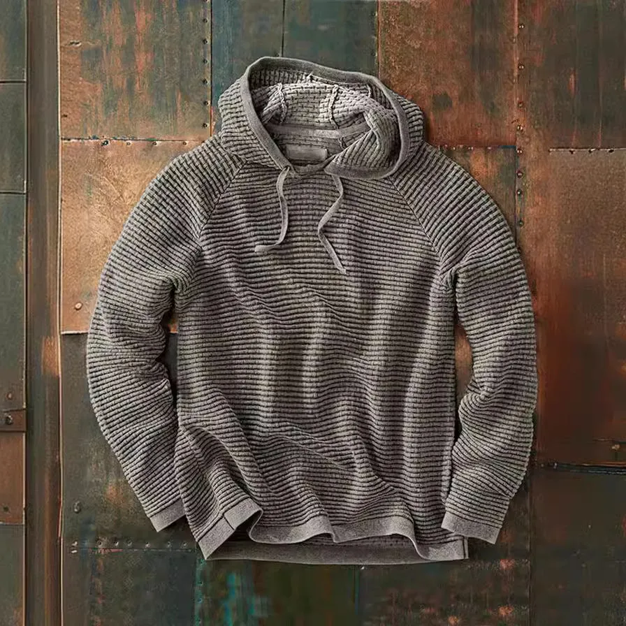 Loose fashion hooded sweatshirt in polyester fibre, long sleeve pullover, available in multiple colours, spring autumn wear