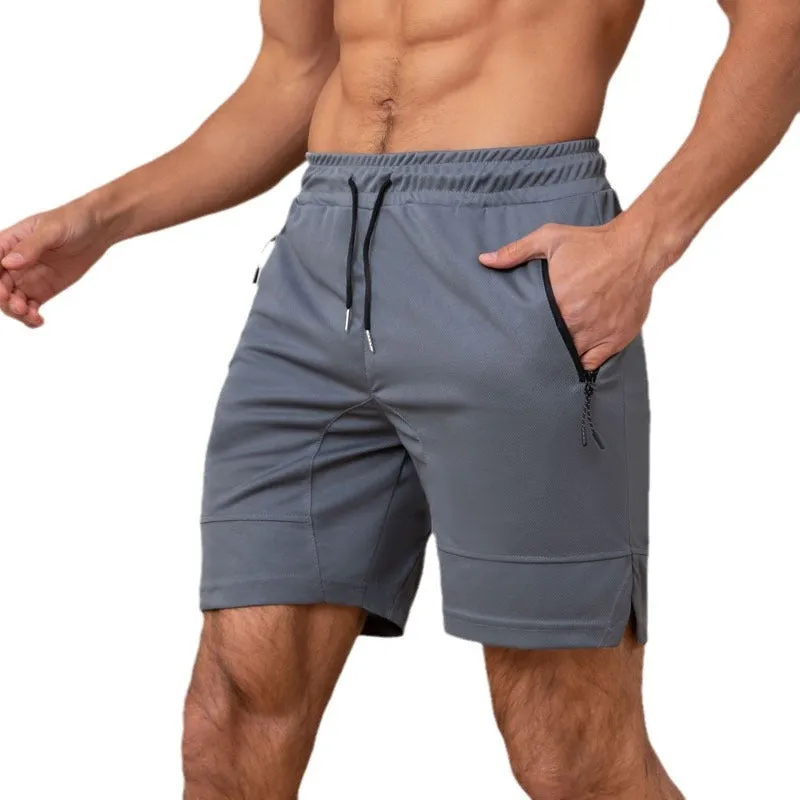 Men's breathable quick-drying mesh shorts in multiple colours for outdoor running and workout
