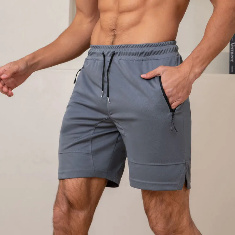 Men's breathable quick-drying mesh shorts in multiple colours for outdoor running and workout