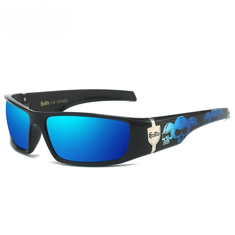 Bandit style West Coast polarized sunglasses G613 model in various colours with box frame
