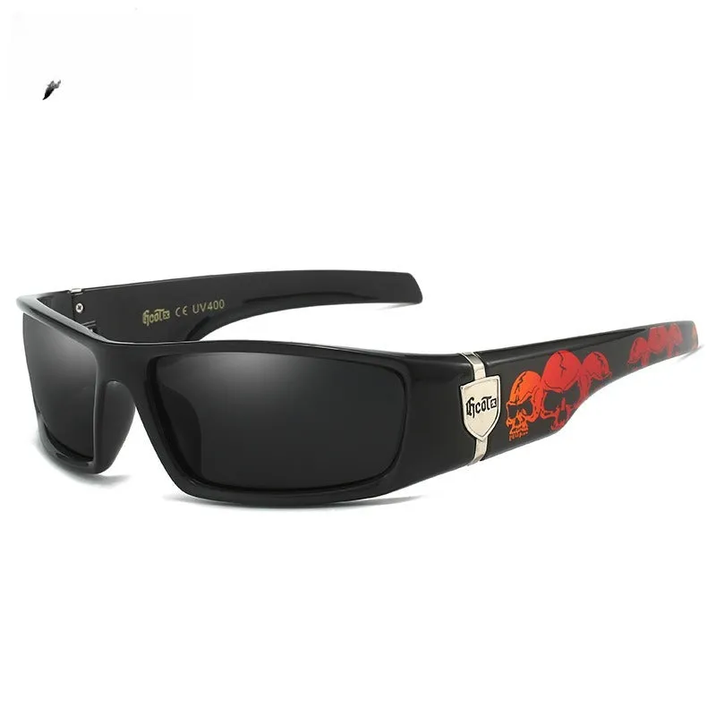 Bandit style West Coast polarized sunglasses G613 model in various colours with box frame