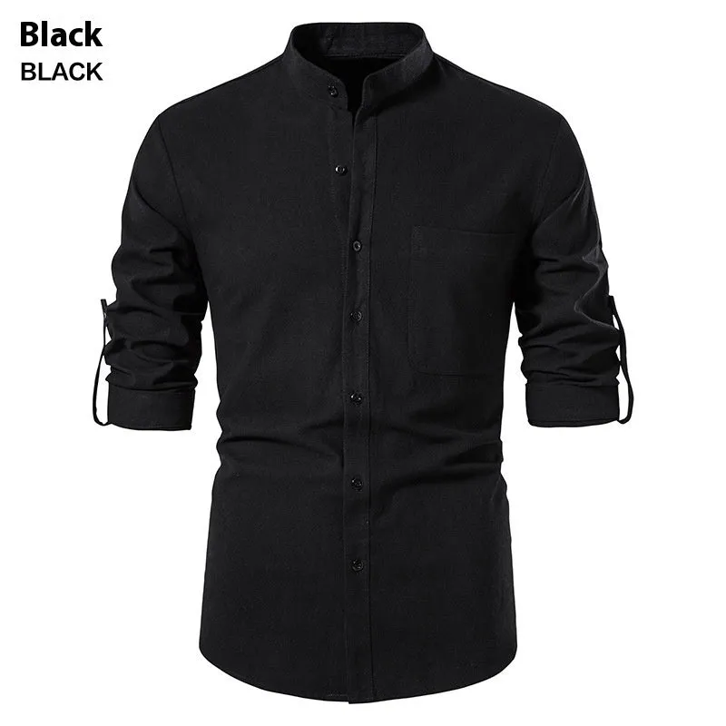 Button beach yoga leisure summer shirt white long sleeve cotton cardigan solid colour