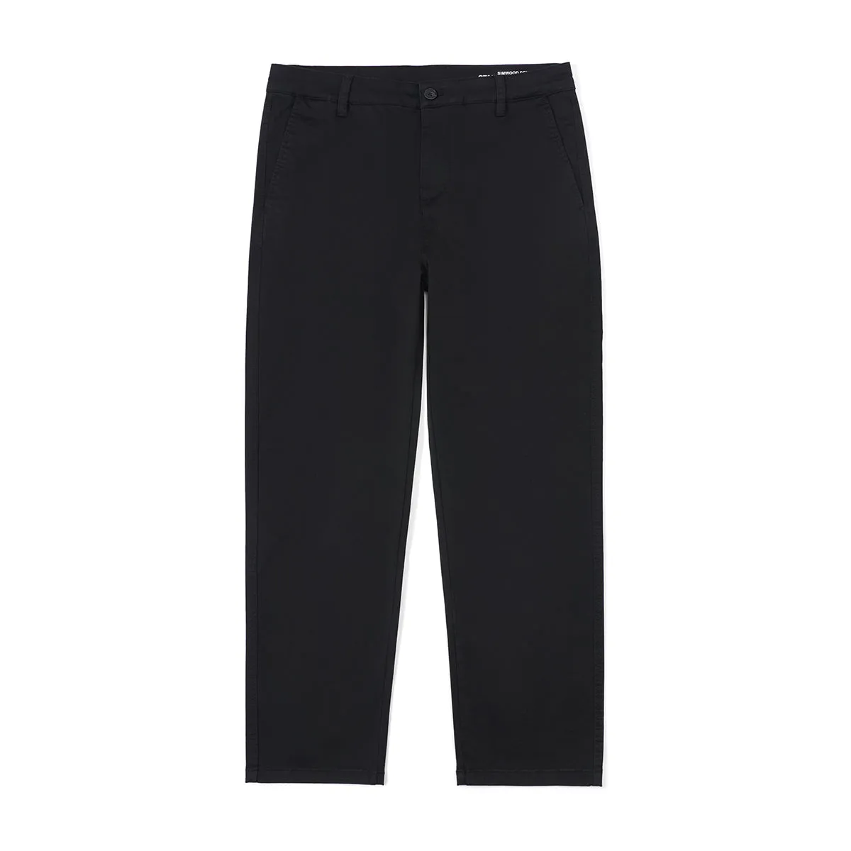 Men's casual cropped pants dark gray 97% cotton 3% spandex elastic waist loose fit five colours