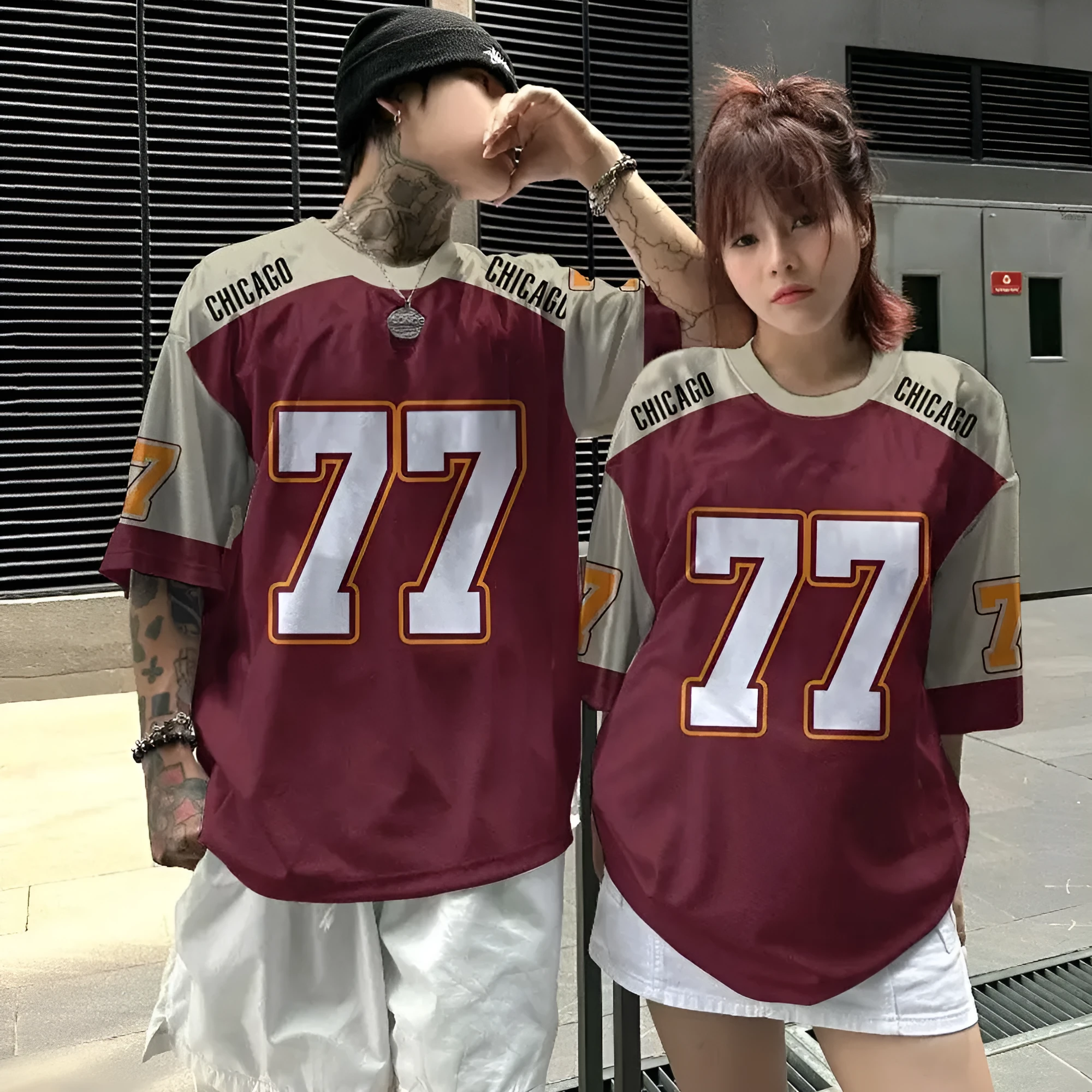 Men's 3D digital printed basketball T-shirt summer short sleeve pullover in loose fit polyester