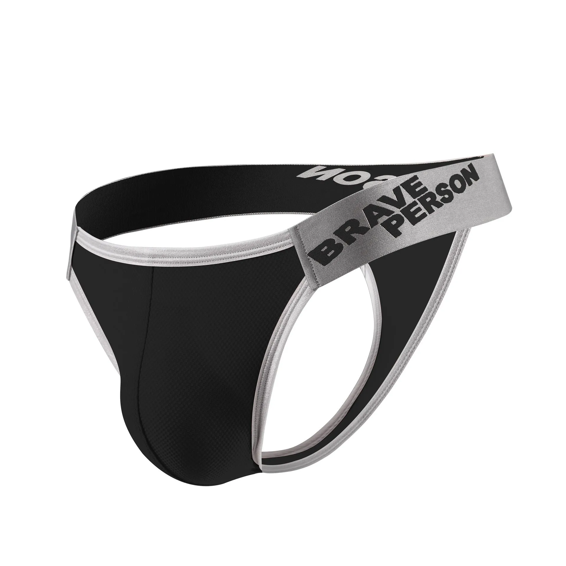 Men's nylon low waist T-back thong in solid colour, thin strap design, available in multiple sizes S-XL