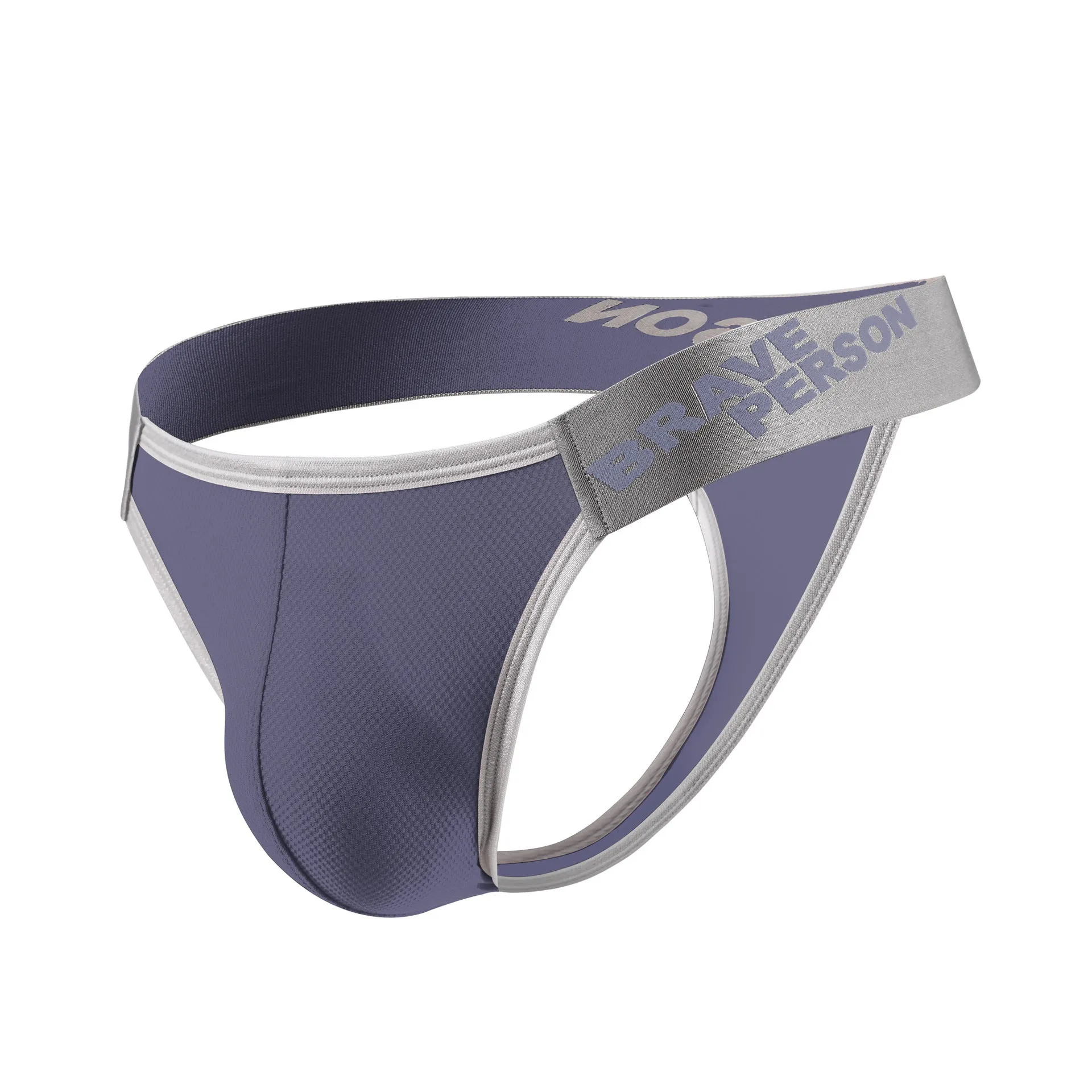 Men's nylon low waist T-back thong in solid colour, thin strap design, available in multiple sizes S-XL