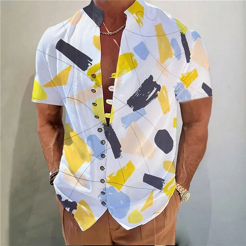 Youth short-sleeve cardigan with geometric 3D floral print in solid colour options
