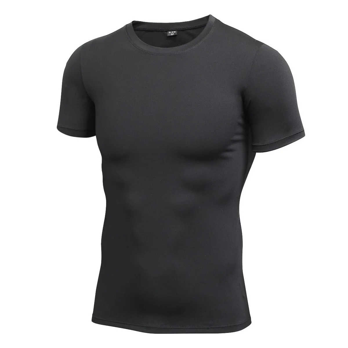 Men's stretch quick drying short-sleeved exercise shirt in multiple colour options