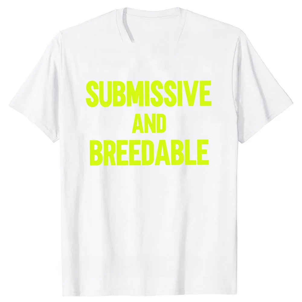 Loose fit cotton T-shirt with a humorous graphic print, shown in a black colour variant.
