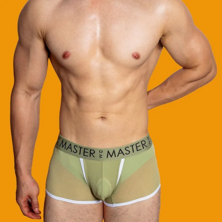Men's low waist ice silk shorts in solid colours showing quick-drying lightweight construction