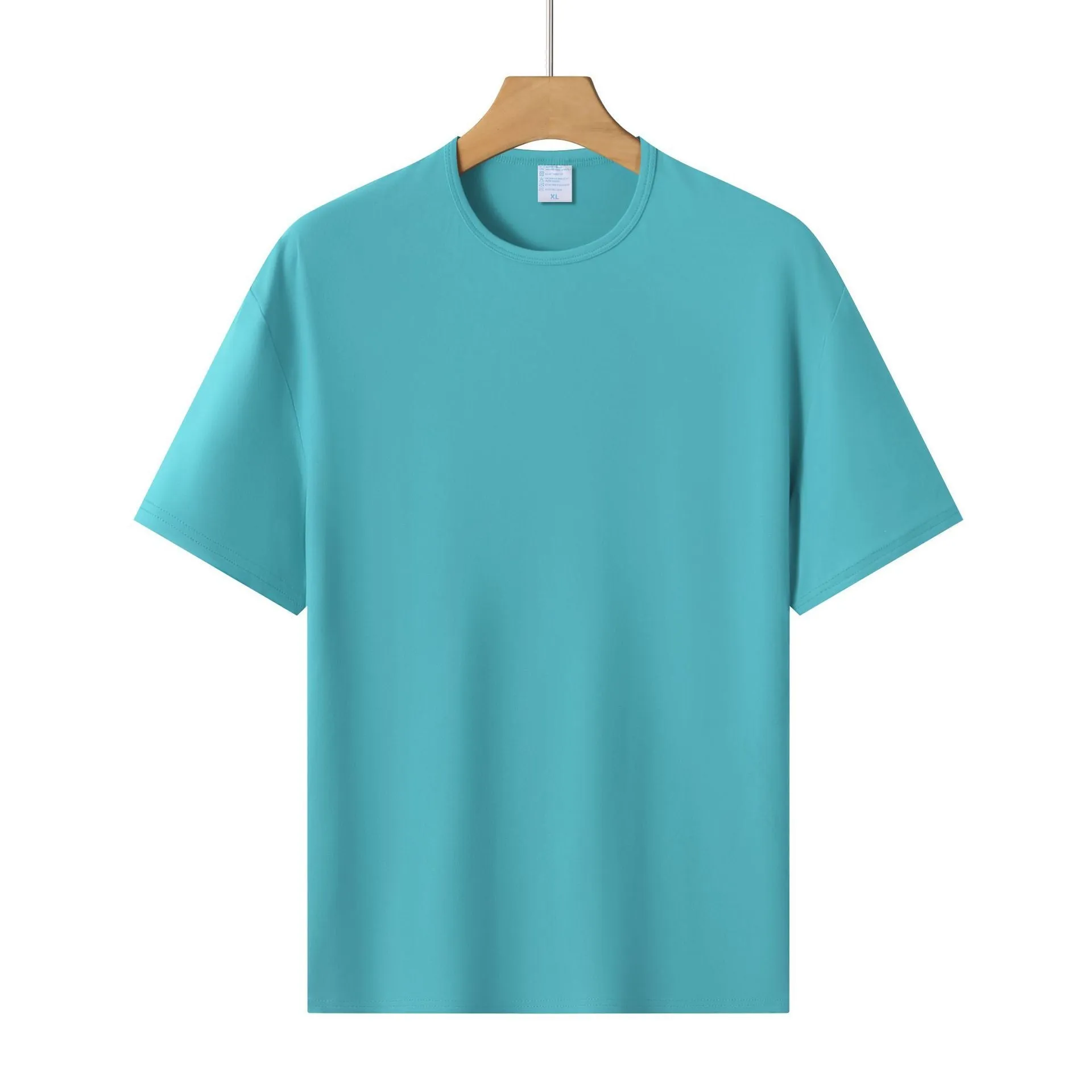 Modal fabric short-sleeved loose fit T-shirt in solid colours for sports and casual wear