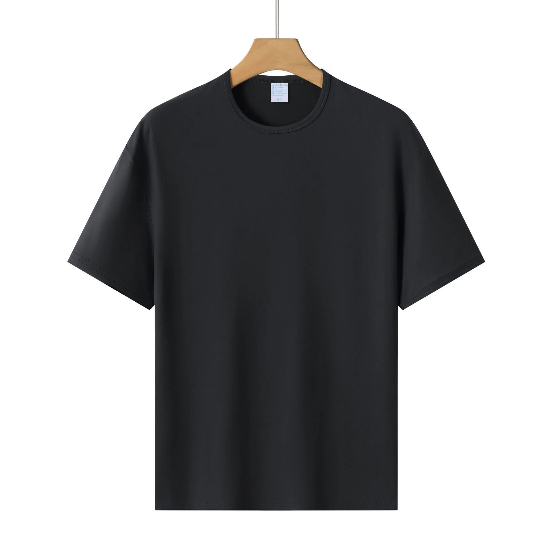Modal fabric short-sleeved loose fit T-shirt in solid colours for sports and casual wear