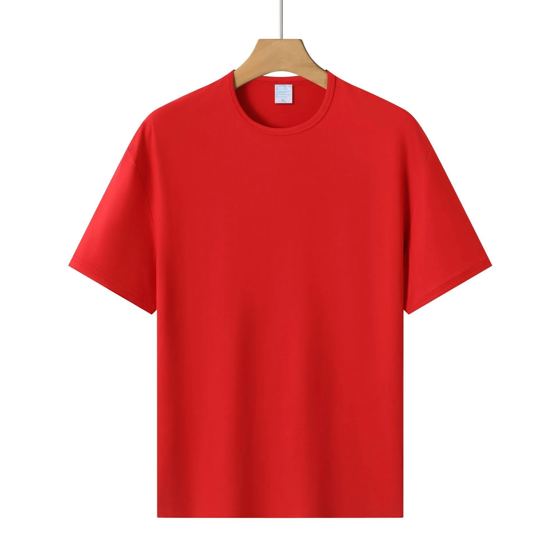 Modal fabric short-sleeved loose fit T-shirt in solid colours for sports and casual wear