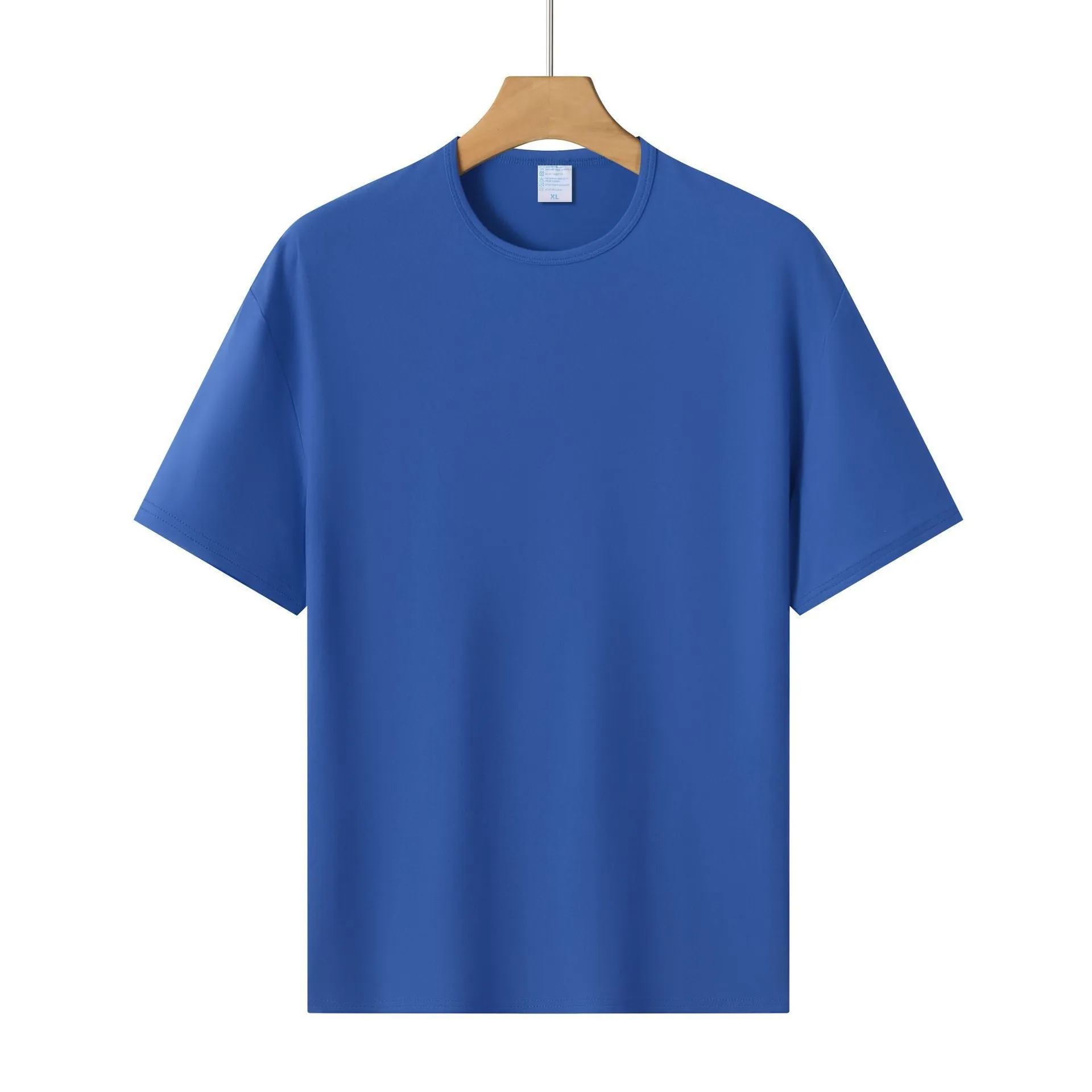 Modal fabric short-sleeved loose fit T-shirt in solid colours for sports and casual wear
