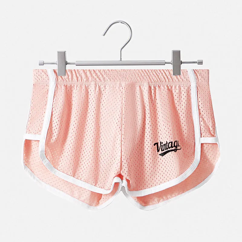 Ice silk men's quick-drying breathable mid waist underwear in multiple colour options