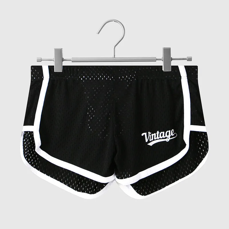 Ice silk men's quick-drying breathable mid waist underwear in multiple colour options