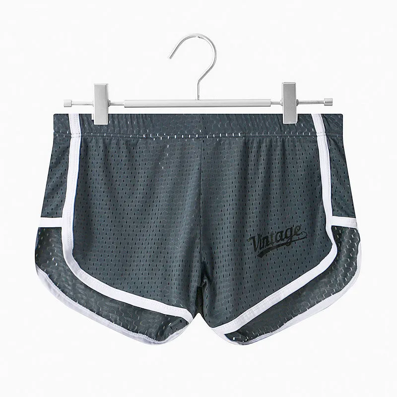 Ice silk men's quick-drying breathable mid waist underwear in multiple colour options