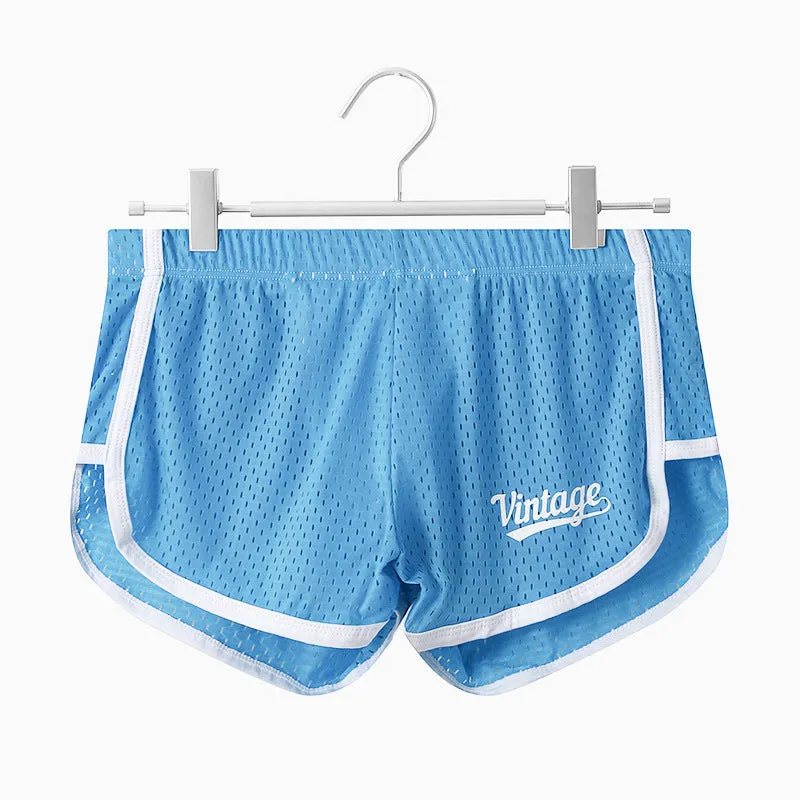 Ice silk men's quick-drying breathable mid waist underwear in multiple colour options