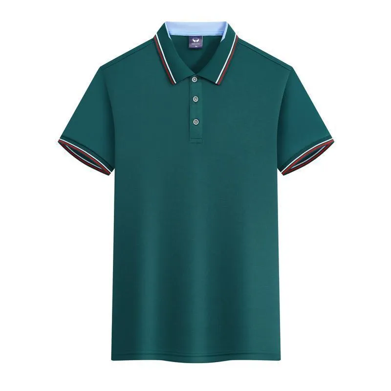 Men's ice silk work polo shirt in slim fit with quick-drying 240g polyester fabric