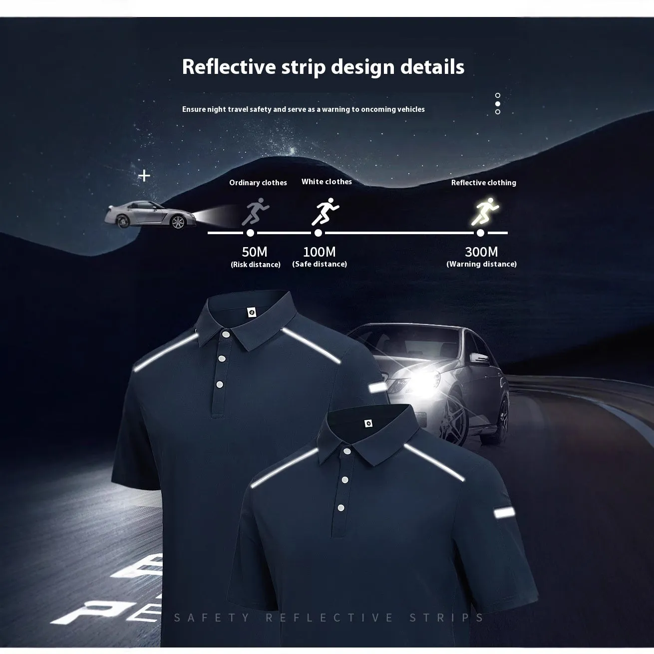 Men's quick-dry work t-shirt with ice feeling technology in solid colours