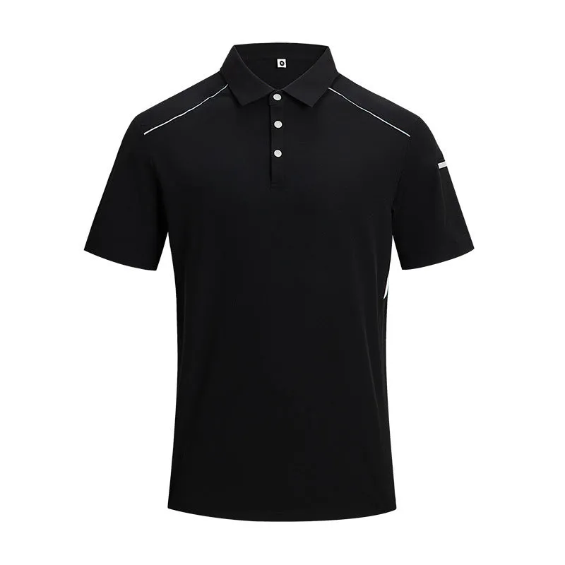 Men's quick-dry work t-shirt with ice feeling technology in solid colours