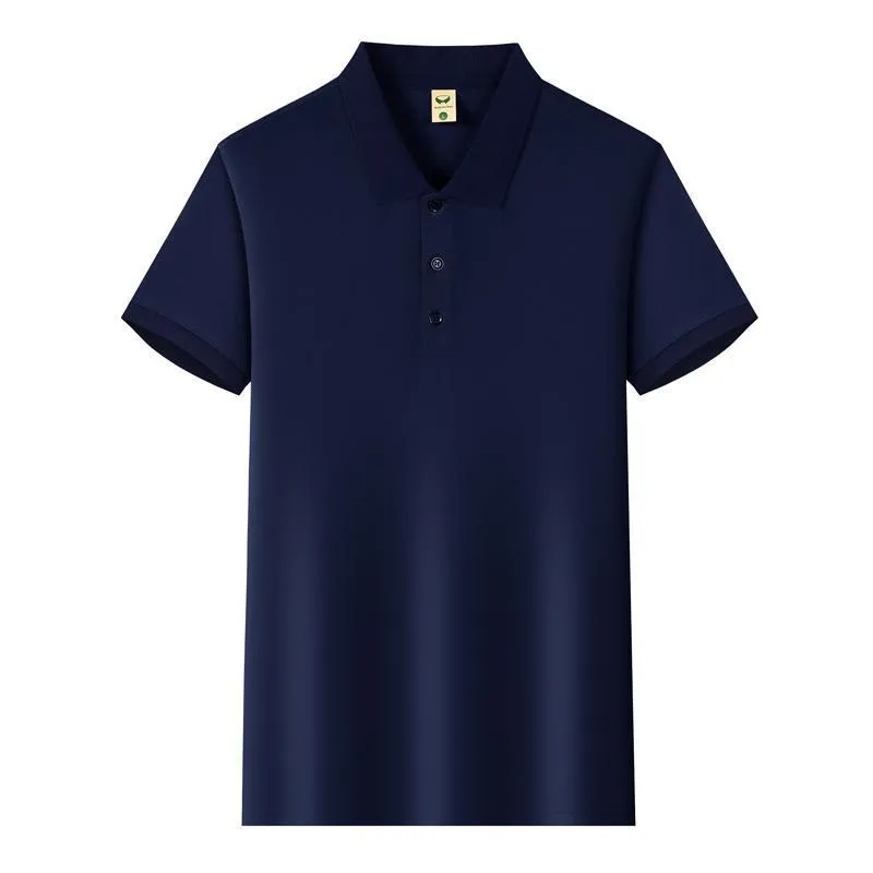 Ice silk short sleeve lapel business shirt in multiple colours with Asian sizing options