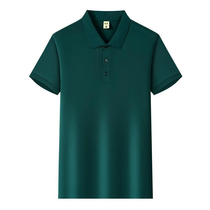 Ice silk short sleeve lapel business shirt in multiple colours with Asian sizing options