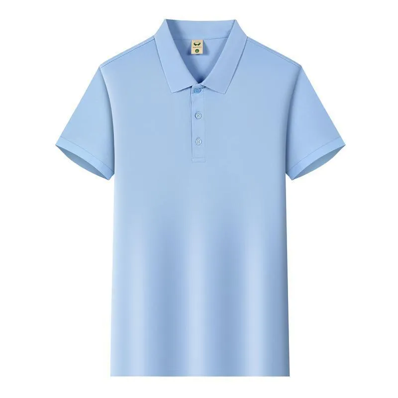Ice silk short sleeve lapel business shirt in multiple colours with Asian sizing options