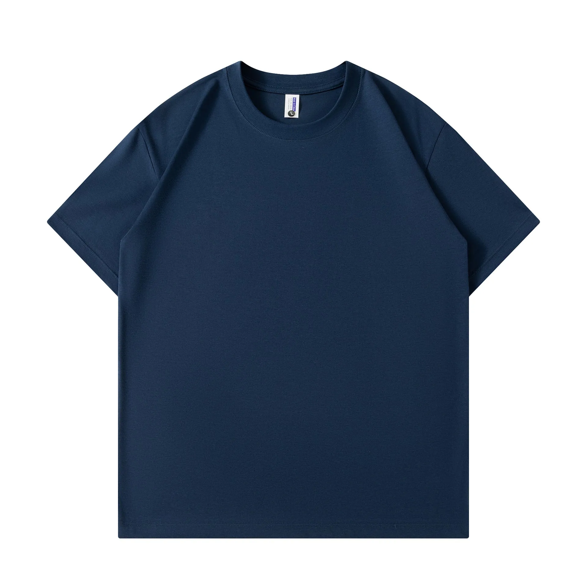 Cotton loose fit unisex t-shirt in various solid colours with short sleeves
