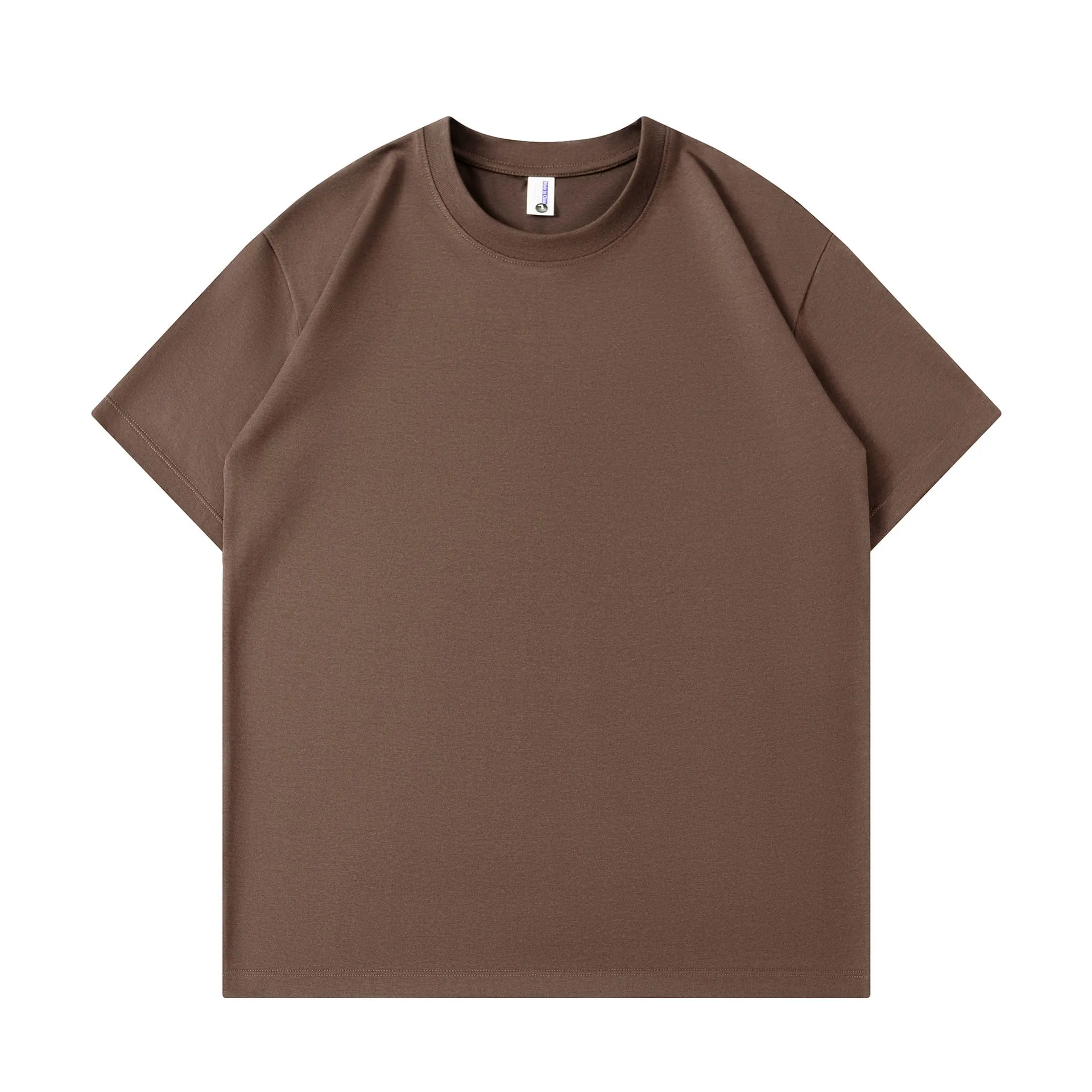 Cotton loose fit unisex t-shirt in various solid colours with short sleeves