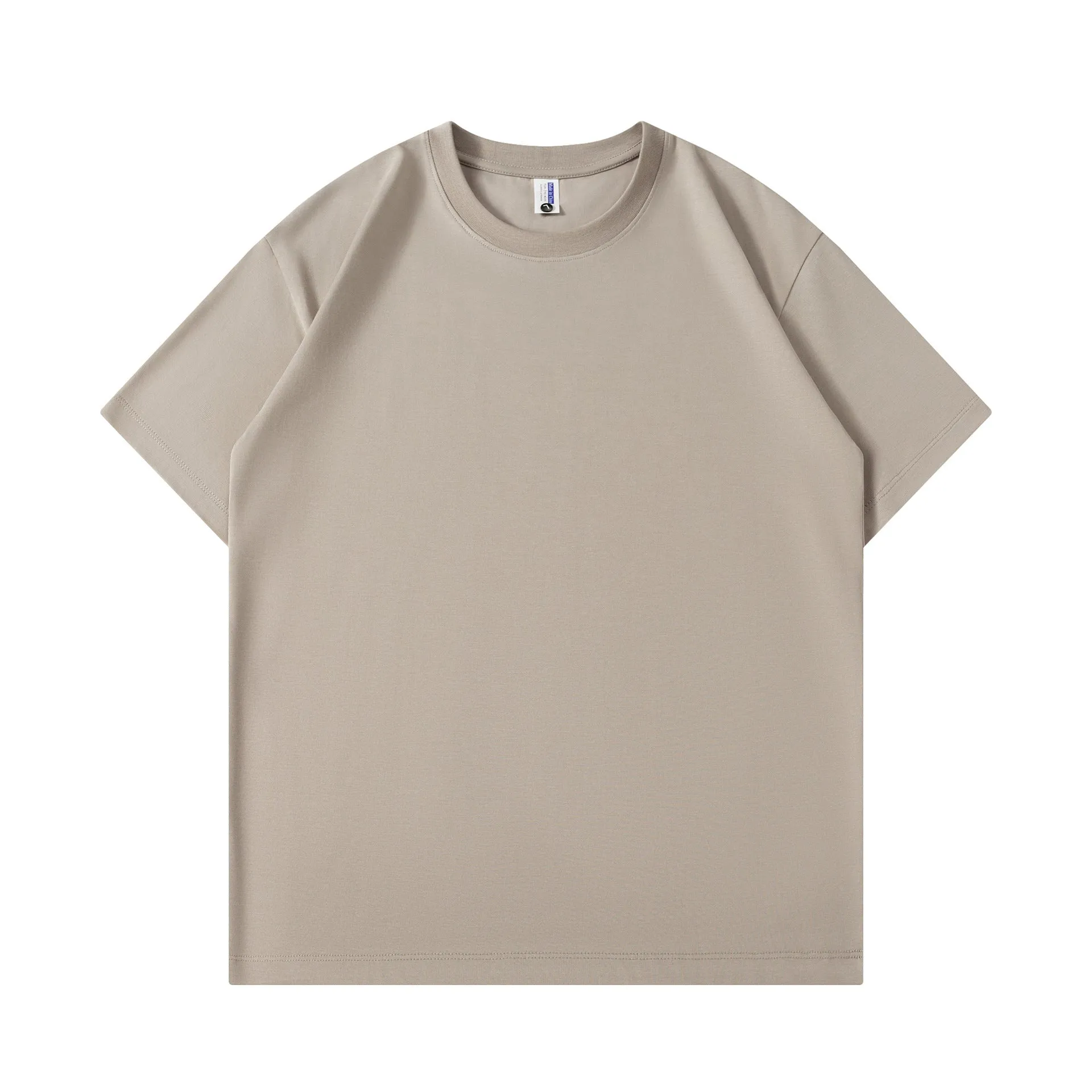 Cotton loose fit unisex t-shirt in various solid colours with short sleeves