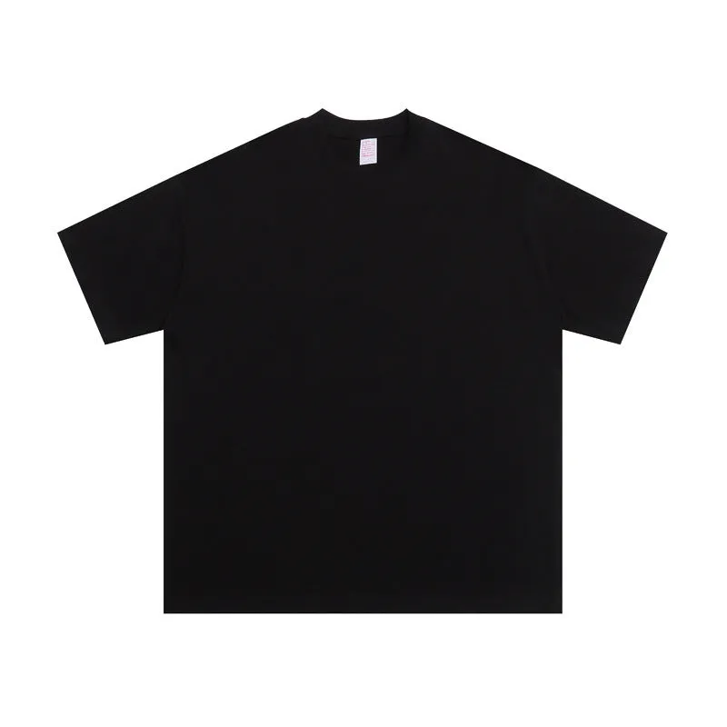 Man wearing loose fit cotton pullover T-shirt in apricot colour with half sleeves