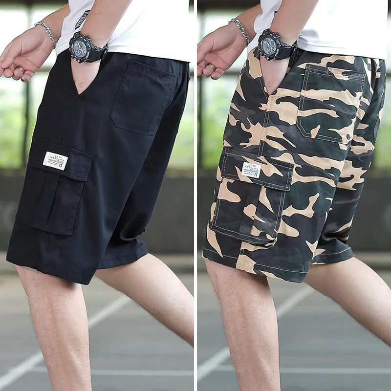 Men's loose fit sports casual trousers in polyester blend available in multiple colours