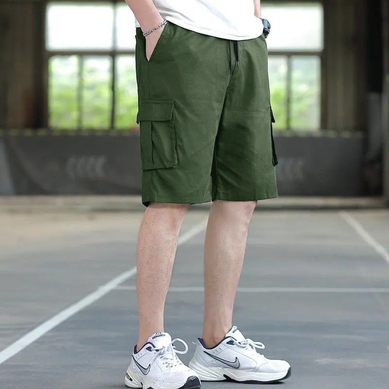 Men's loose fit sports casual trousers in polyester blend available in multiple colours