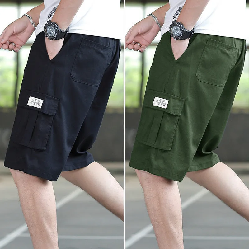 Men's loose fit sports casual trousers in polyester blend available in multiple colours