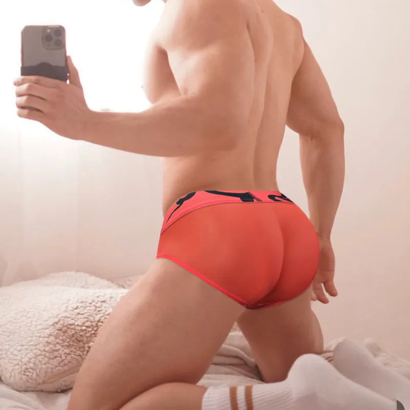 Men's black modal sports shorts with a low-rise waist, laid flat.