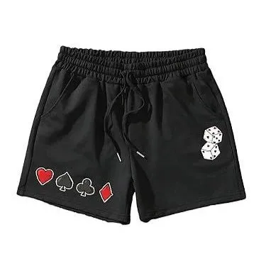 Men's thin polyester mesh beach shorts with printing design in various colour options