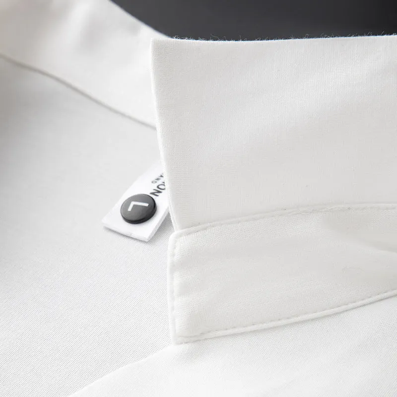 Men's slim fit lapel polo short-sleeved t-shirt in cotton blend fabric available in three colours