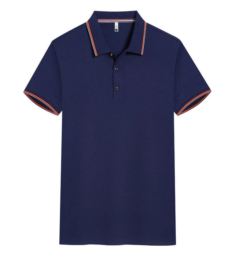 Slim fit short sleeve cotton blend shirt shown in multiple colour options on a size chart.