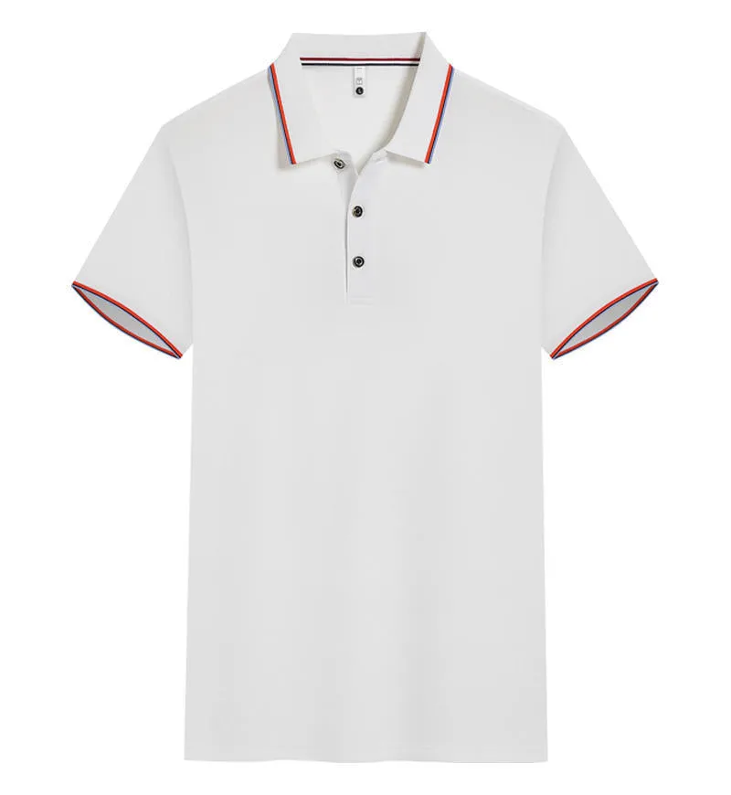 Slim fit short sleeve cotton blend shirt shown in multiple colour options on a size chart.