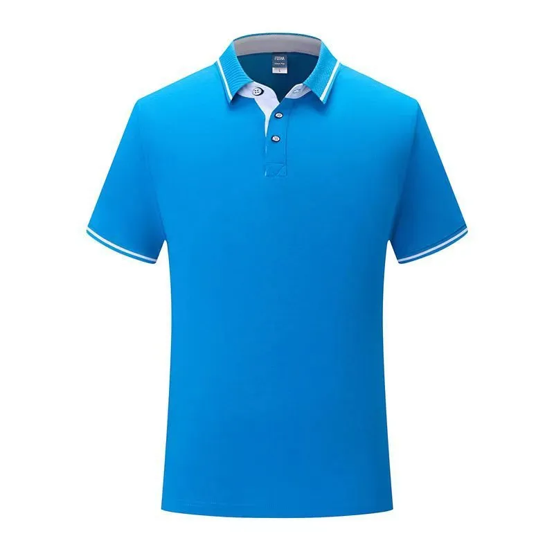 Men's stand collar pure cotton short sleeve work shirt in solid colour front view
