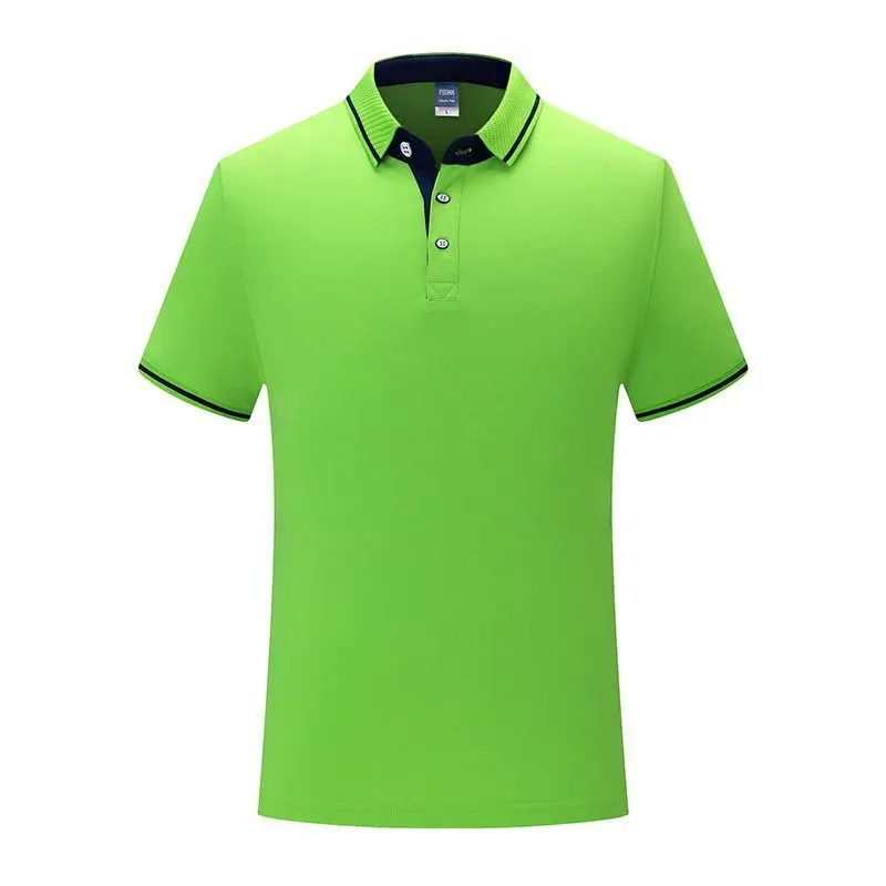 Men's stand collar pure cotton short sleeve work shirt in solid colour front view