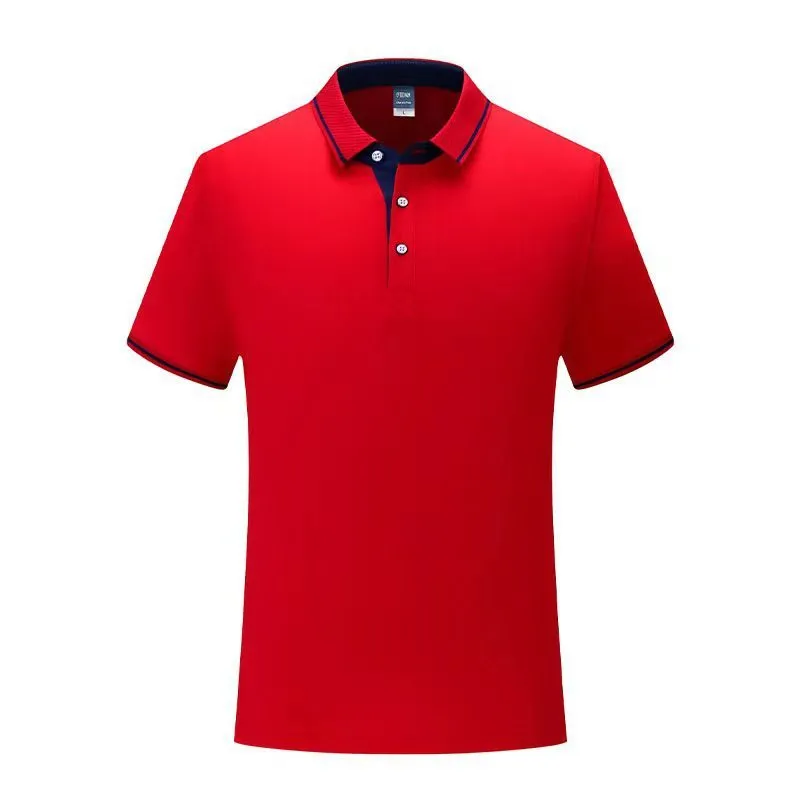 Men's stand collar pure cotton short sleeve work shirt in solid colour front view