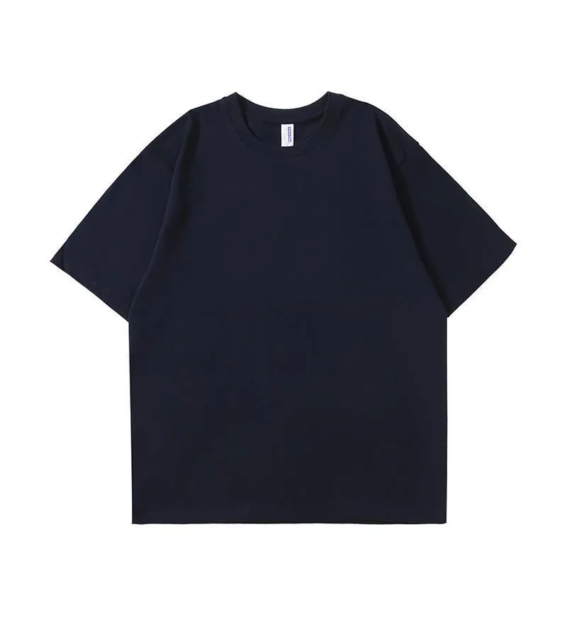 240g heavy cotton t-shirt in multiple colours with short sleeves and loose fit for teenagers