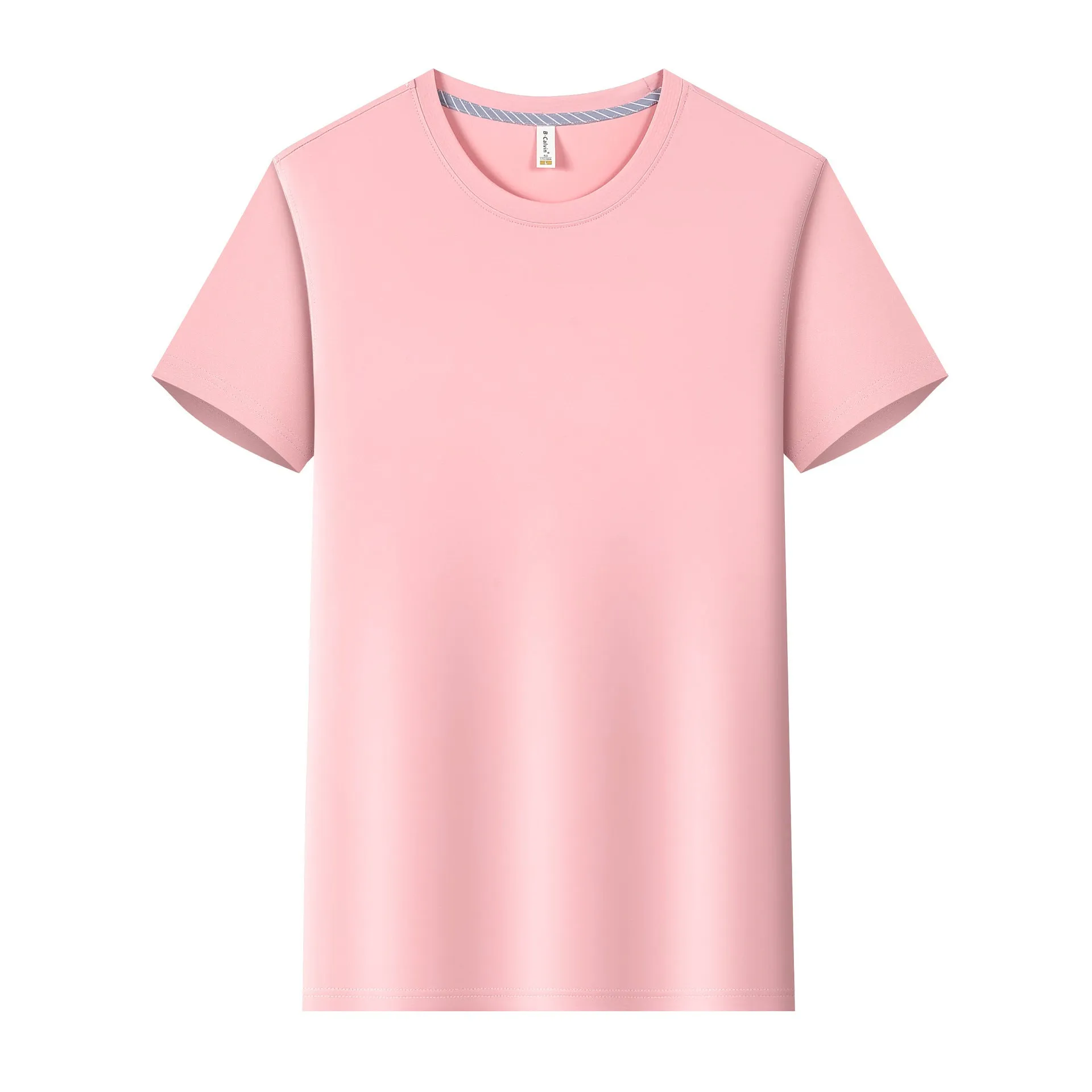 Men's ice water cube brocade design nylon t-shirt in loose fit for summer sports wear